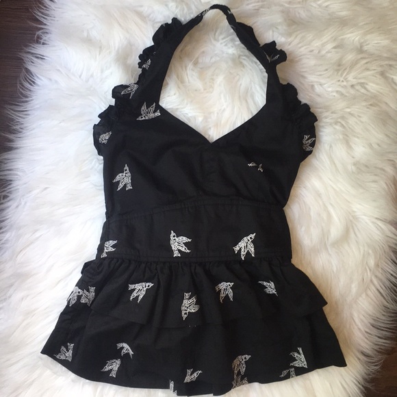 Anthropologie Tops - GIRLS FROM SAVOY (anthro) Sz 2 swallow dive halter